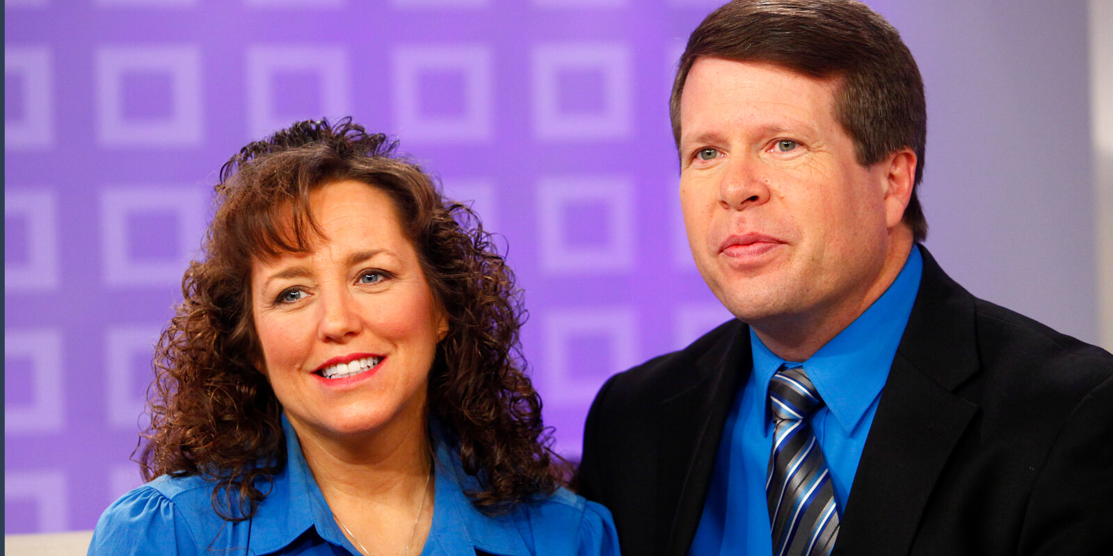 Michelle and Jim Bob Duggar pose during an interview for the 'Today' show.
