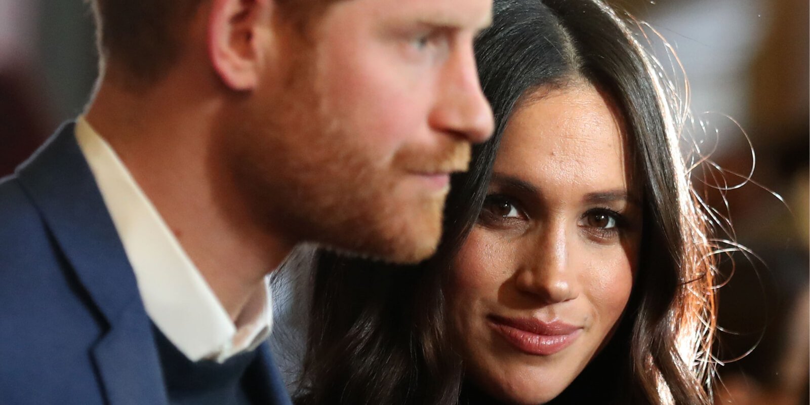 Prince Harry and Meghan Markle at a reception for young people at the Palace of Holyroodhouse on February 13, 2018 in Edinburgh, Scotland.
