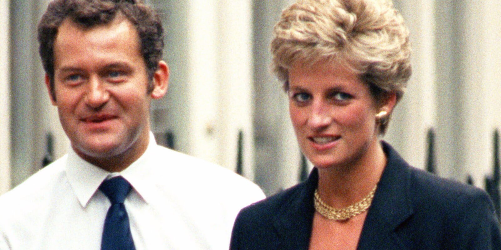 Princess Diana and her butler Paul Burrell photographed in 1994.