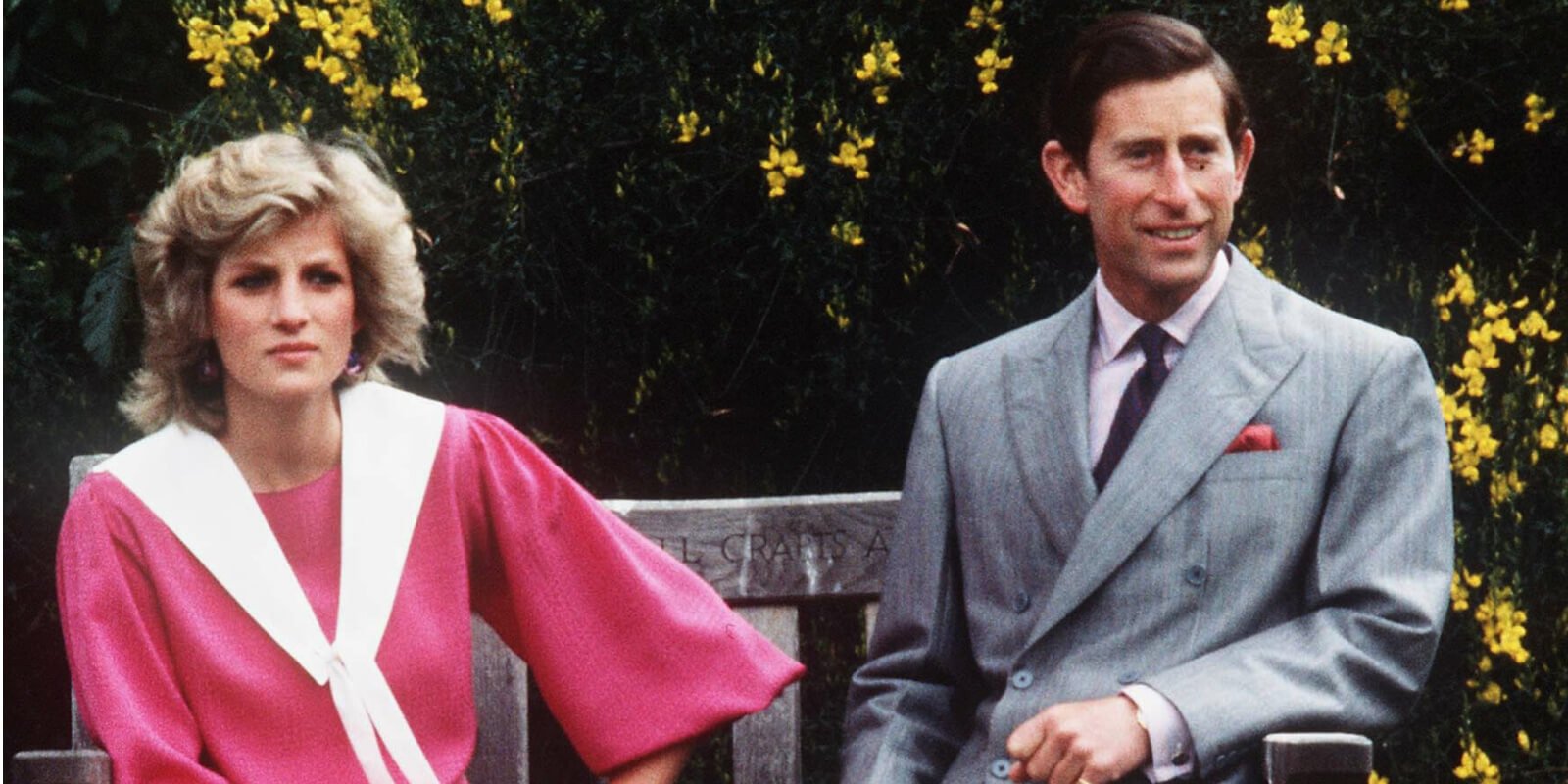 Princess Diana and then-Prince Charles at a 1984 photocall. 