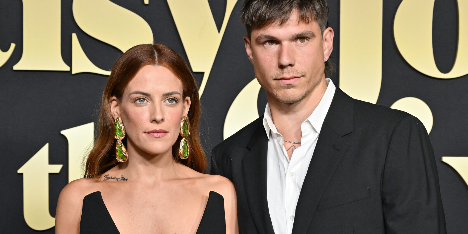 Riley Keough and husband Ben Smith-Peterson on the red carpet for 'Daisy Jones & The Six' premiere.