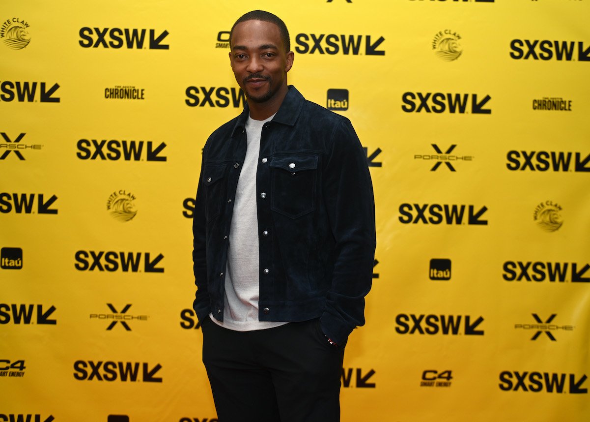 Anthony Mackie on the red carpet