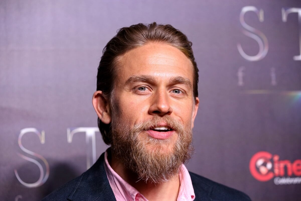 Charlie Hunnam at the Charlie Hunnam at the State of the Industry: Past, Present and Future STXfilms presentation