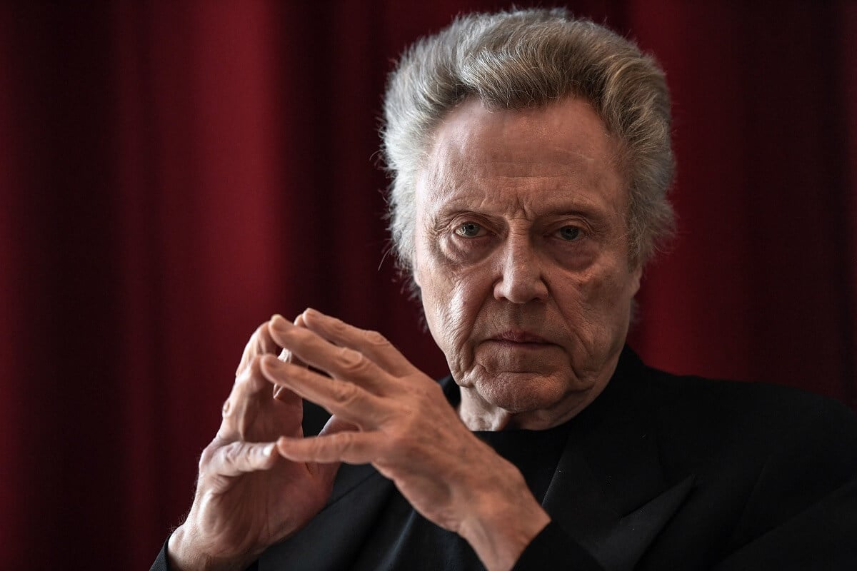 Christopher Walken at a photo session in Paris.