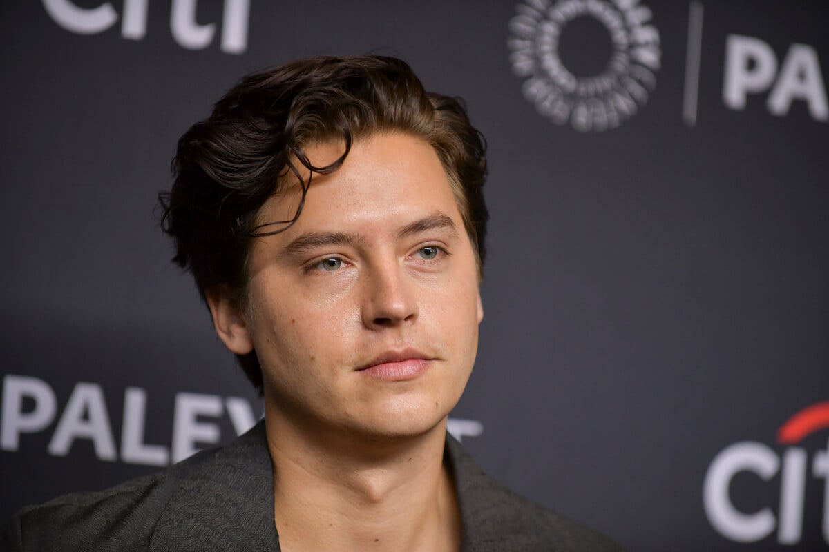 closeup of Cole Sprouse