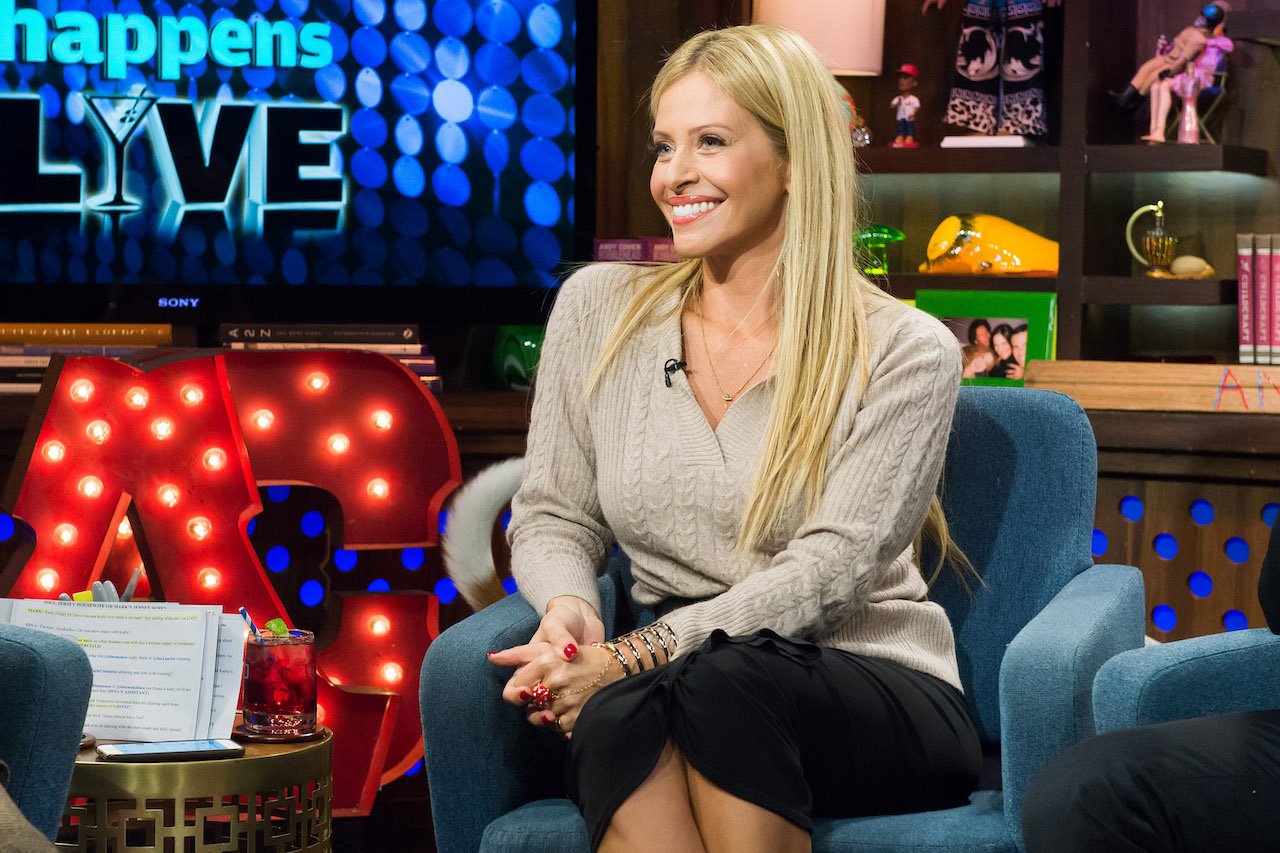 Dina Manzo appears on 'Watch What Happens Live;' the 'RHONJ' alum has regrets about leaving the show
