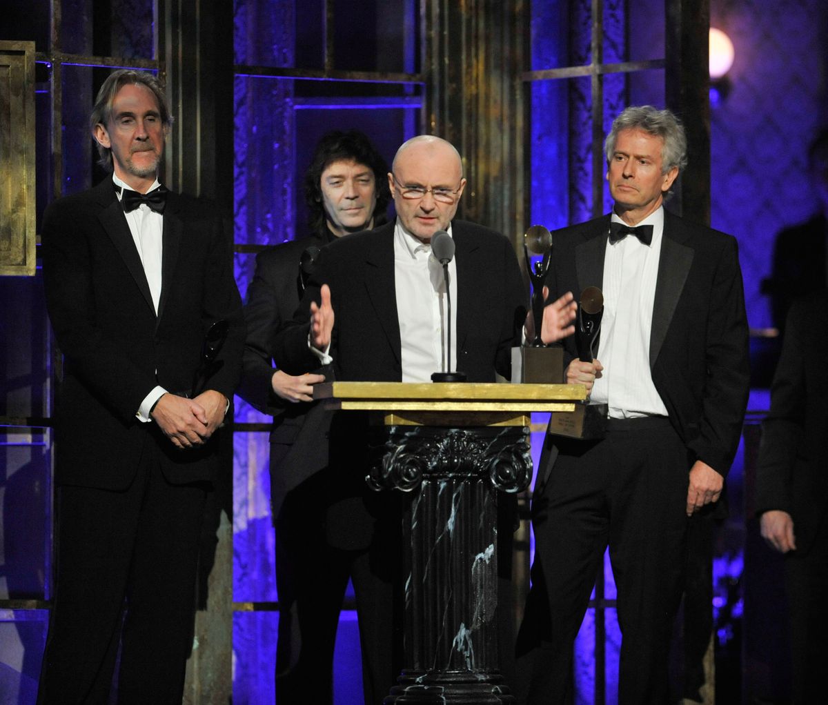Members of Genesis appear onstage at the Film Independent Spirit Awards. 