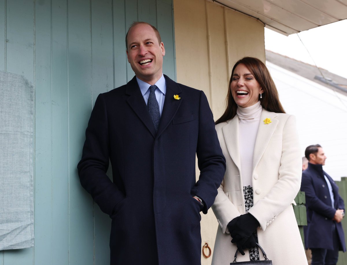 Prince William and Kate Middleton laughing