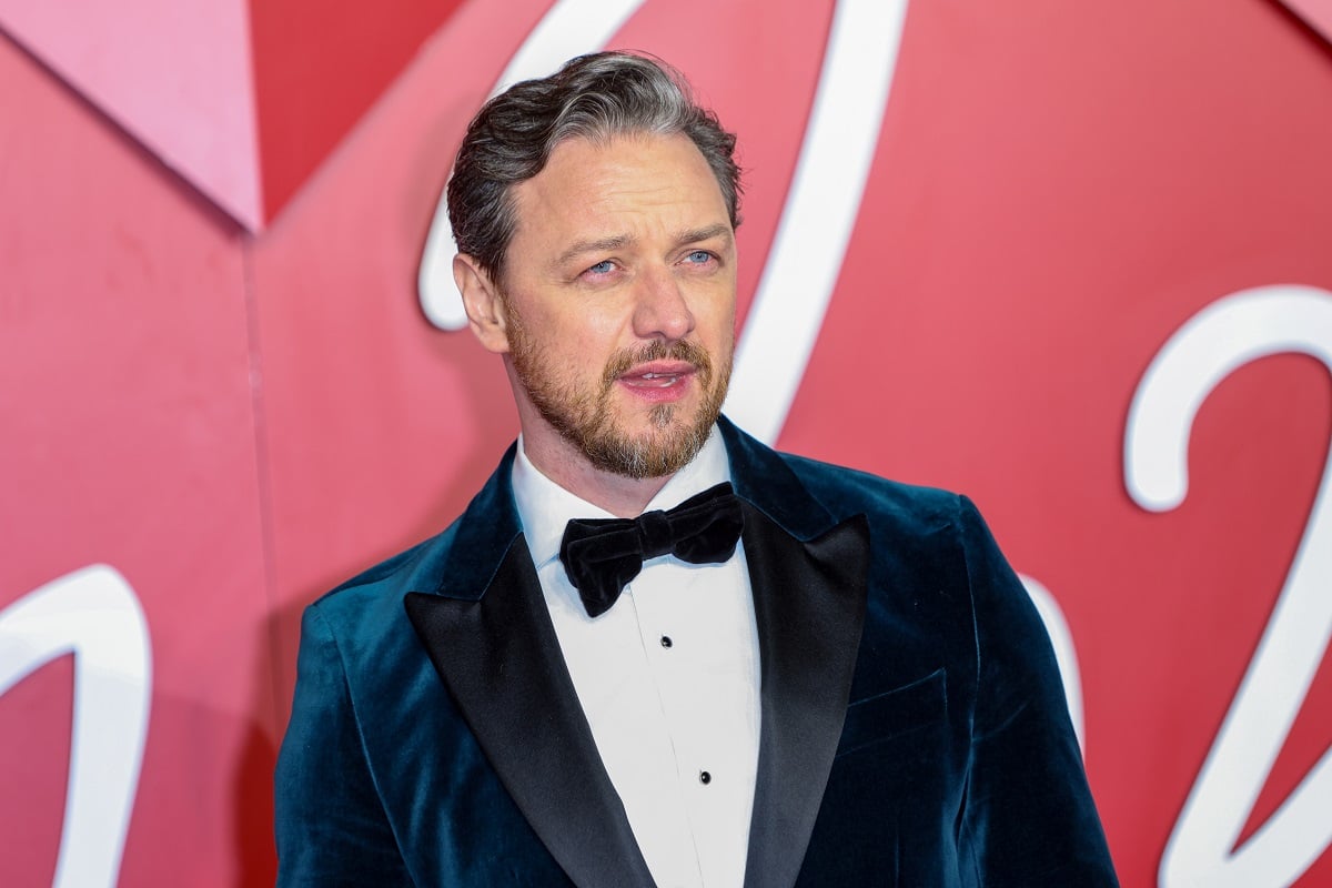 James McAvoy at the 2022 Fashion Awards.