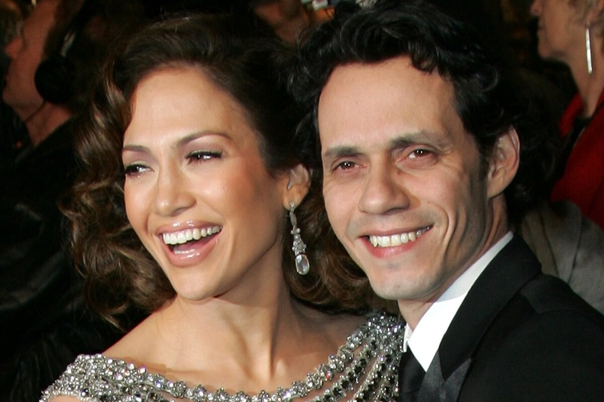 Jennifer Lopez and Marc Anthony at the 2007 Vanity Fair Oscar Party
