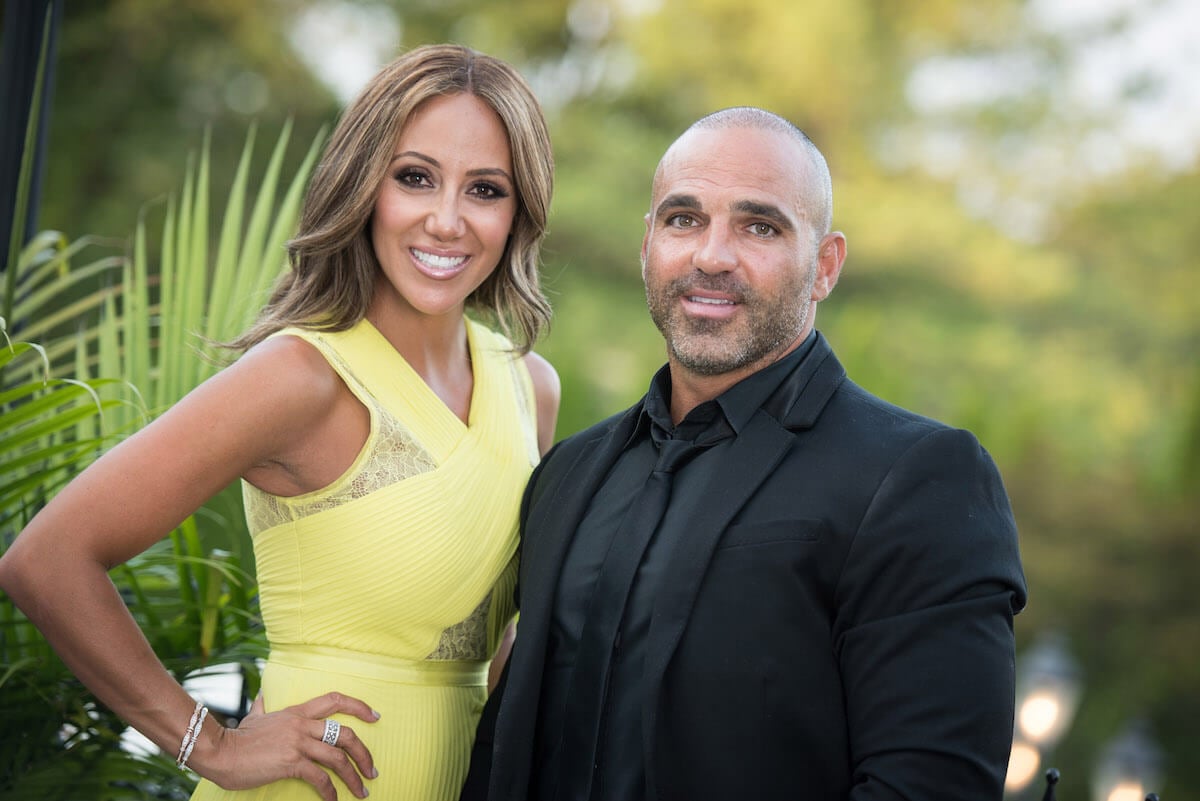 Melissa Gorga and Joe Gorga standing together and smiling