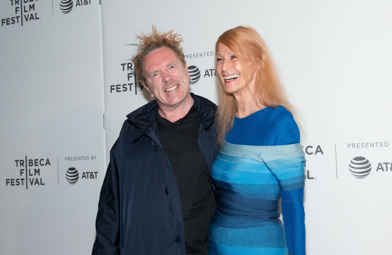 John Lydon and his wife Nora Forster at an event in 2017.