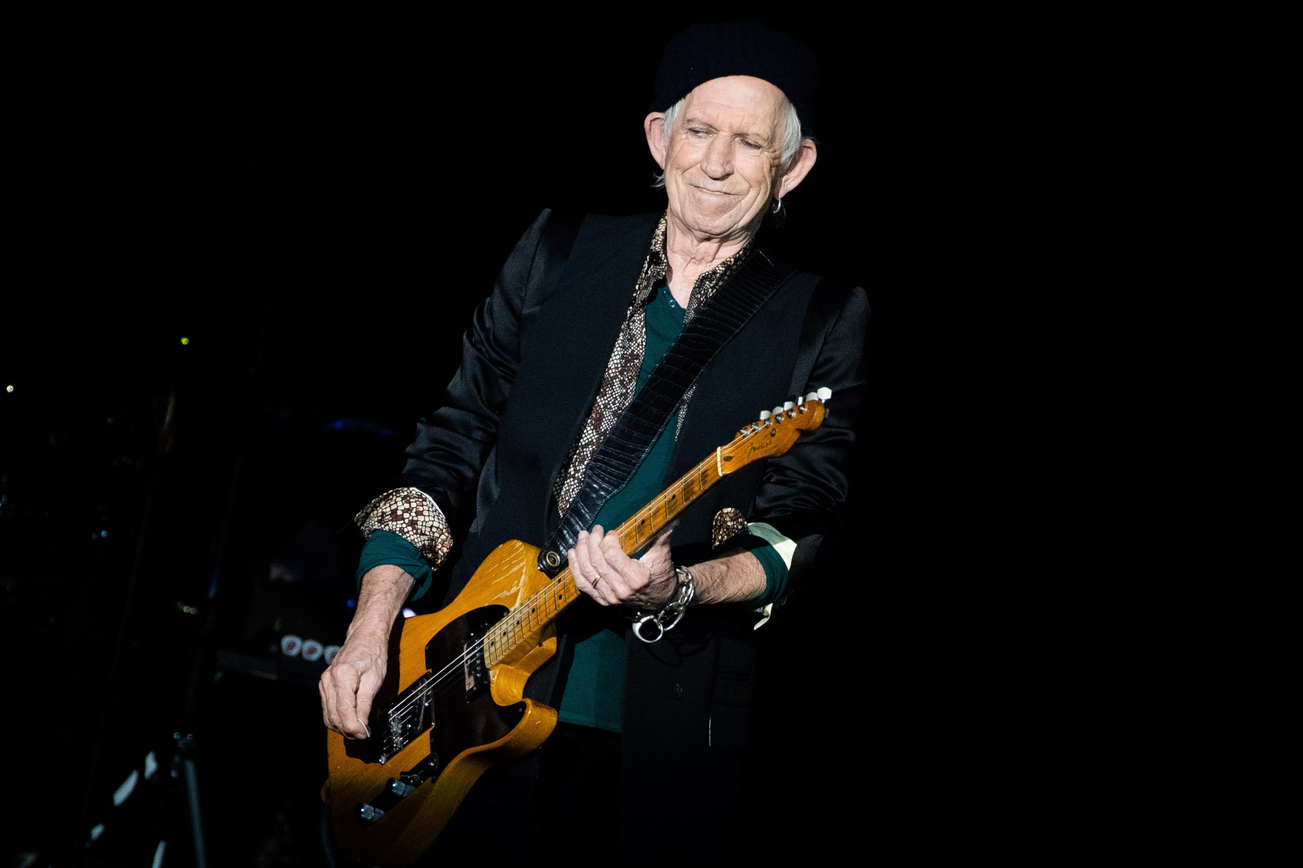 Keith Richards performs with The Rolling Stones in Inglewood, California