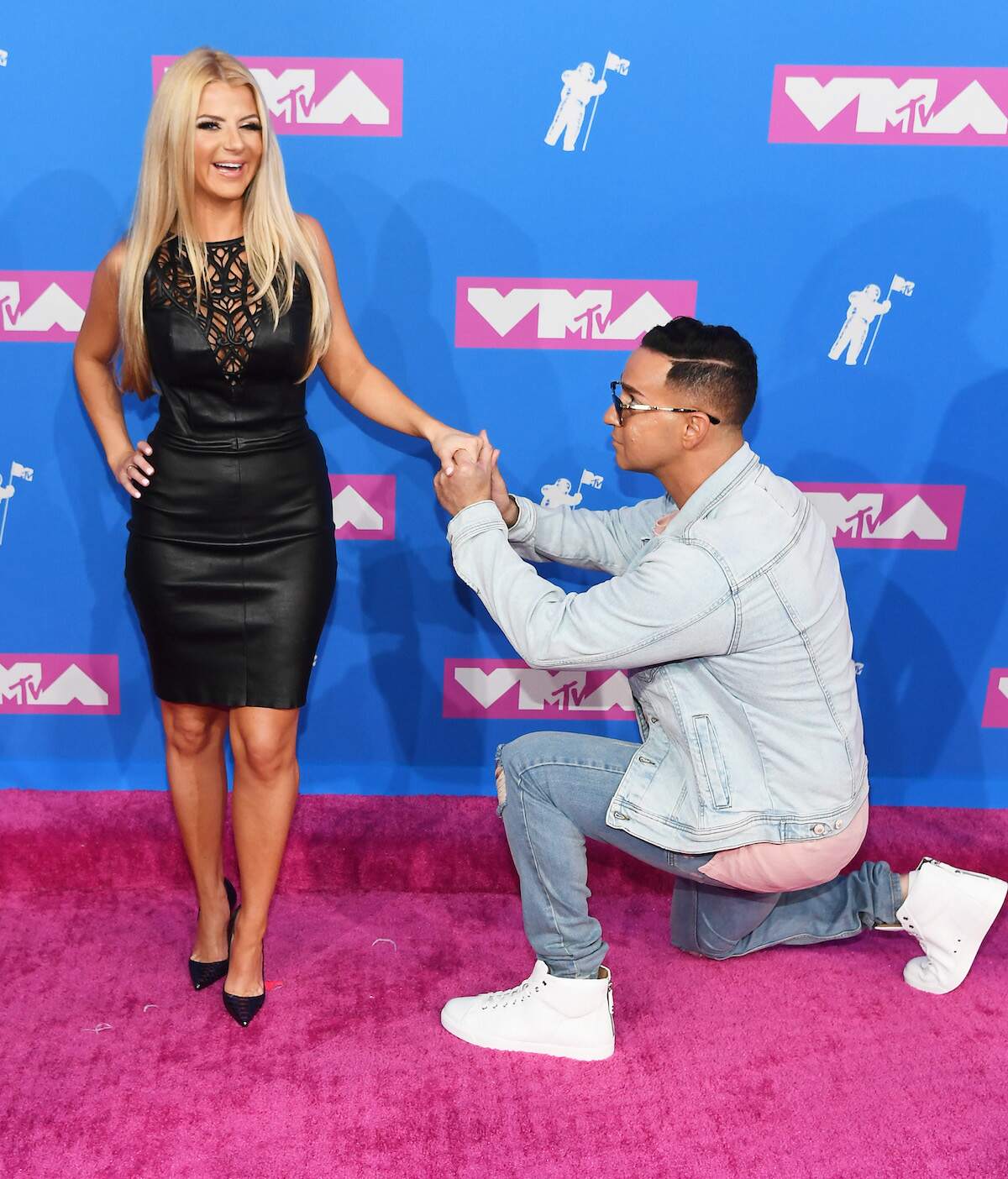 Lauren and Mike Sorrentino at the MTV Video Music Awards