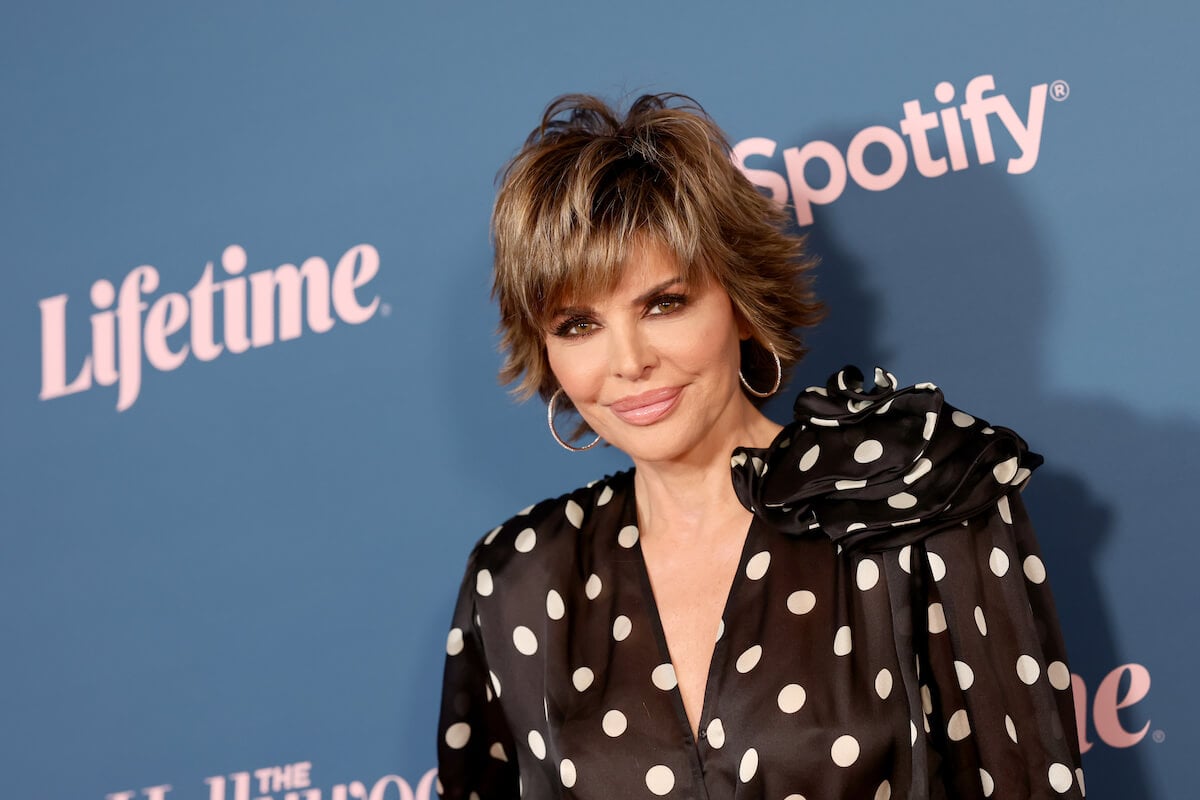 Lisa Rinna standing and smiling