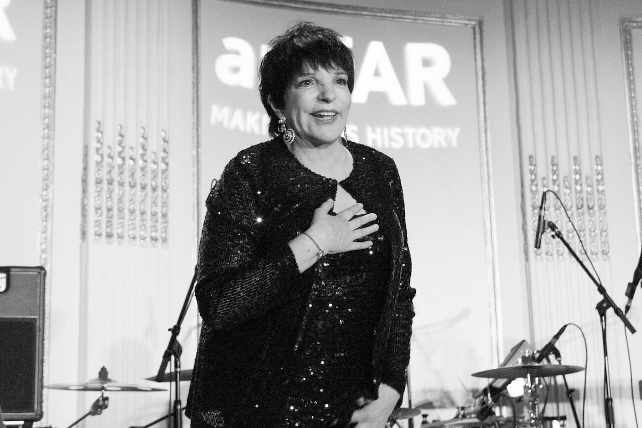Liza Minnelli on stage in New York City in 2013.