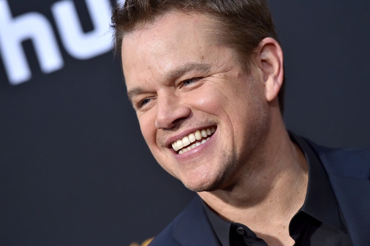 Matt Damon at the premiere of 'Catch 22'/.