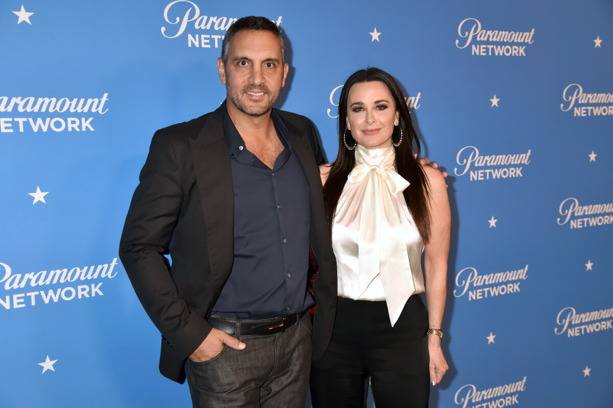 Mauricio Umansky and Kyle Richards attend Paramount Network launch party at Sunset Tower on January 18, 2018 in Los Angeles, California