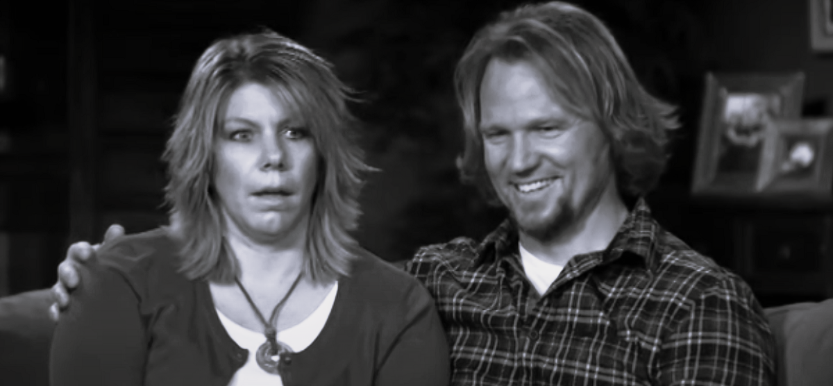Meri Brown and Kody Brown sit together during an interview for 'Sister Wives' in happier times. Meri Brown has moved following the end of her rocky marriage.