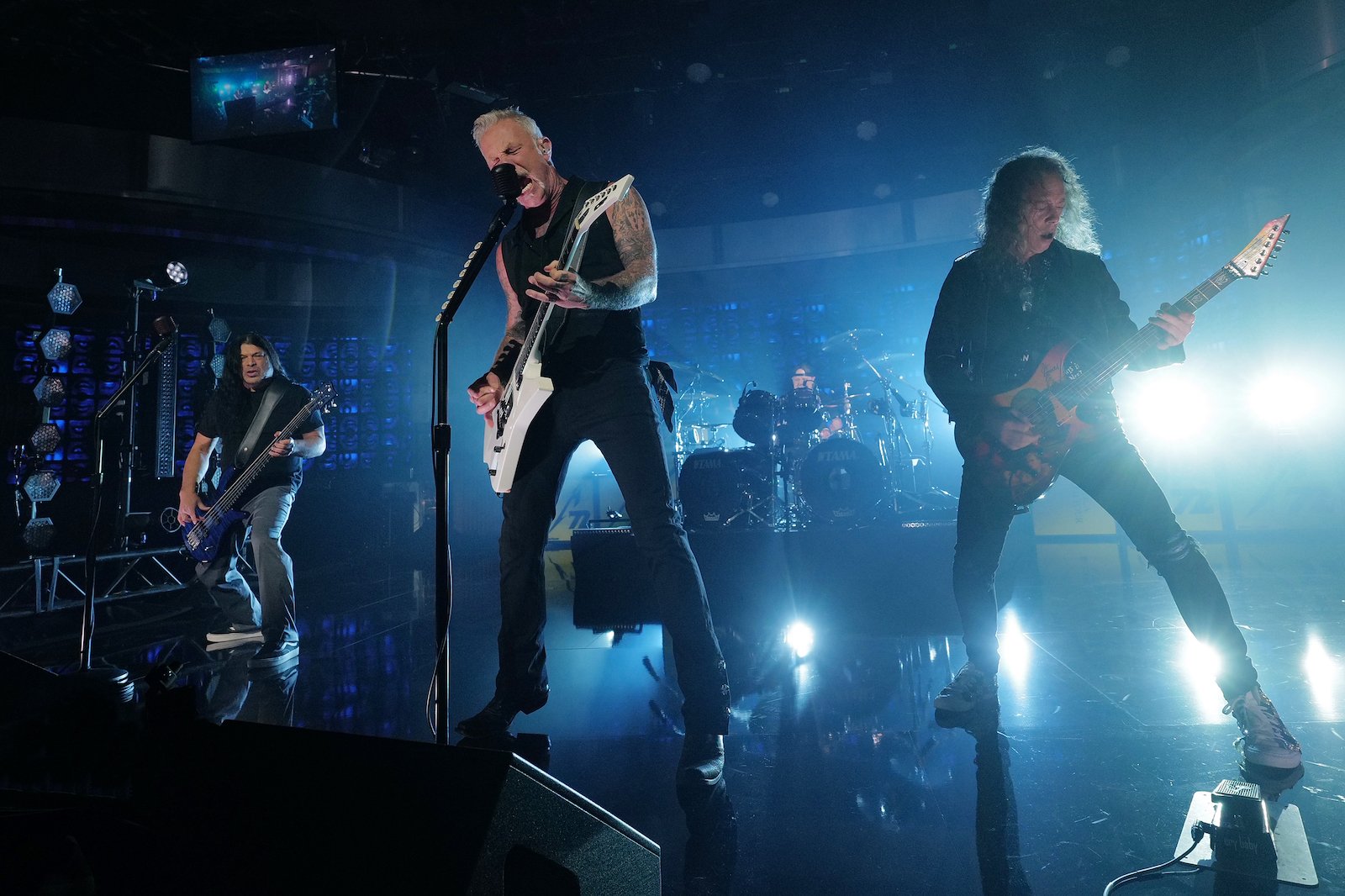 Metallica performs on Jimmy Kimmel Live!