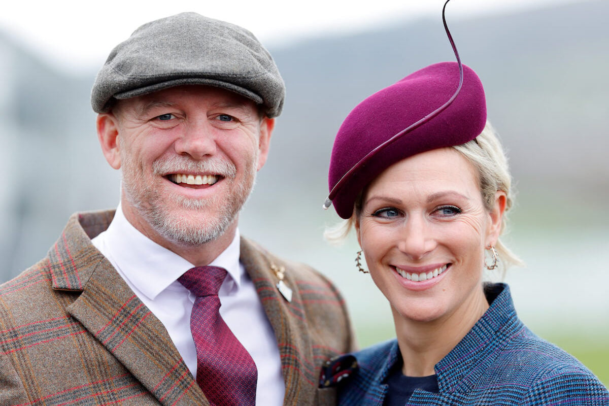 Mike Tindall and Zara Tindall, the 'sexiest royal couple' according to a body language expert, smile and look on