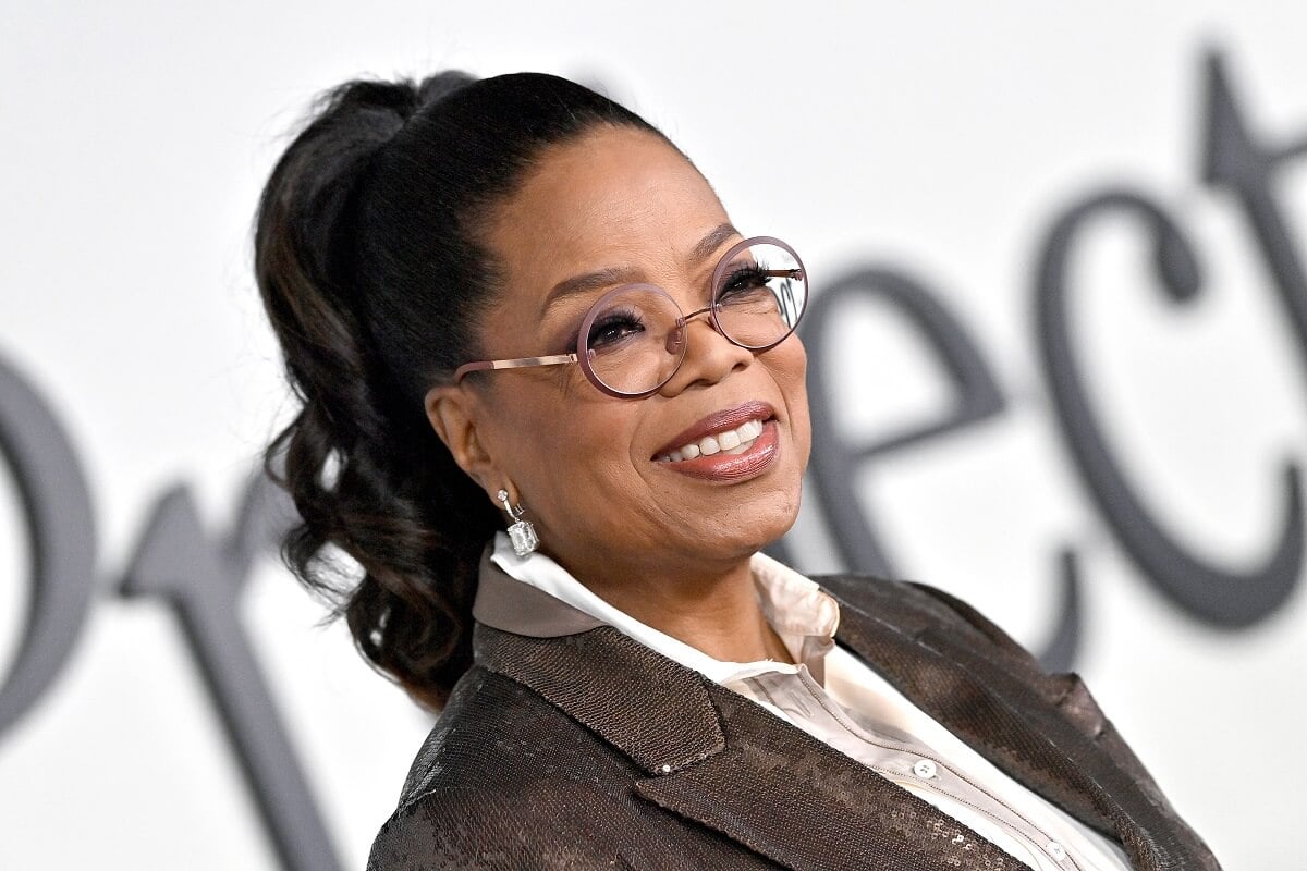 Oprah Winfrey at the premiere of 'The 1619 Project.'