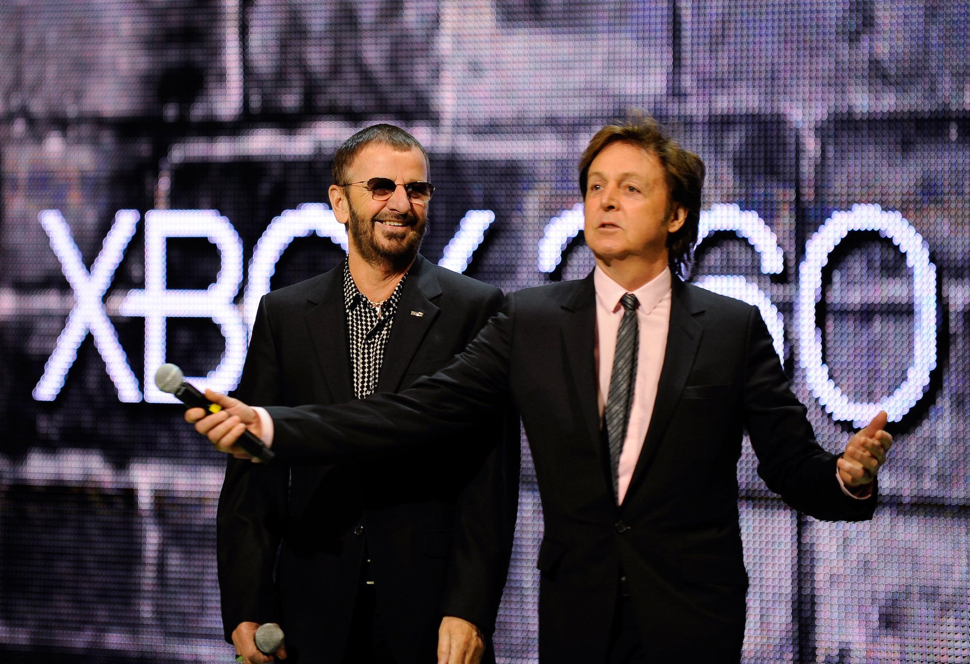 Ringo Starr and Paul McCartney at the E3 gaming expo in 2009