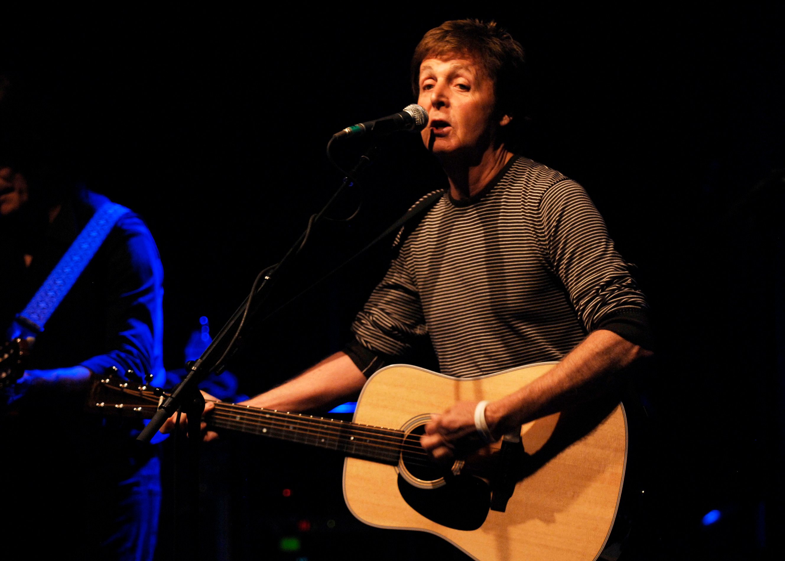 Paul McCartney performs at Highline Ballroom in New York City