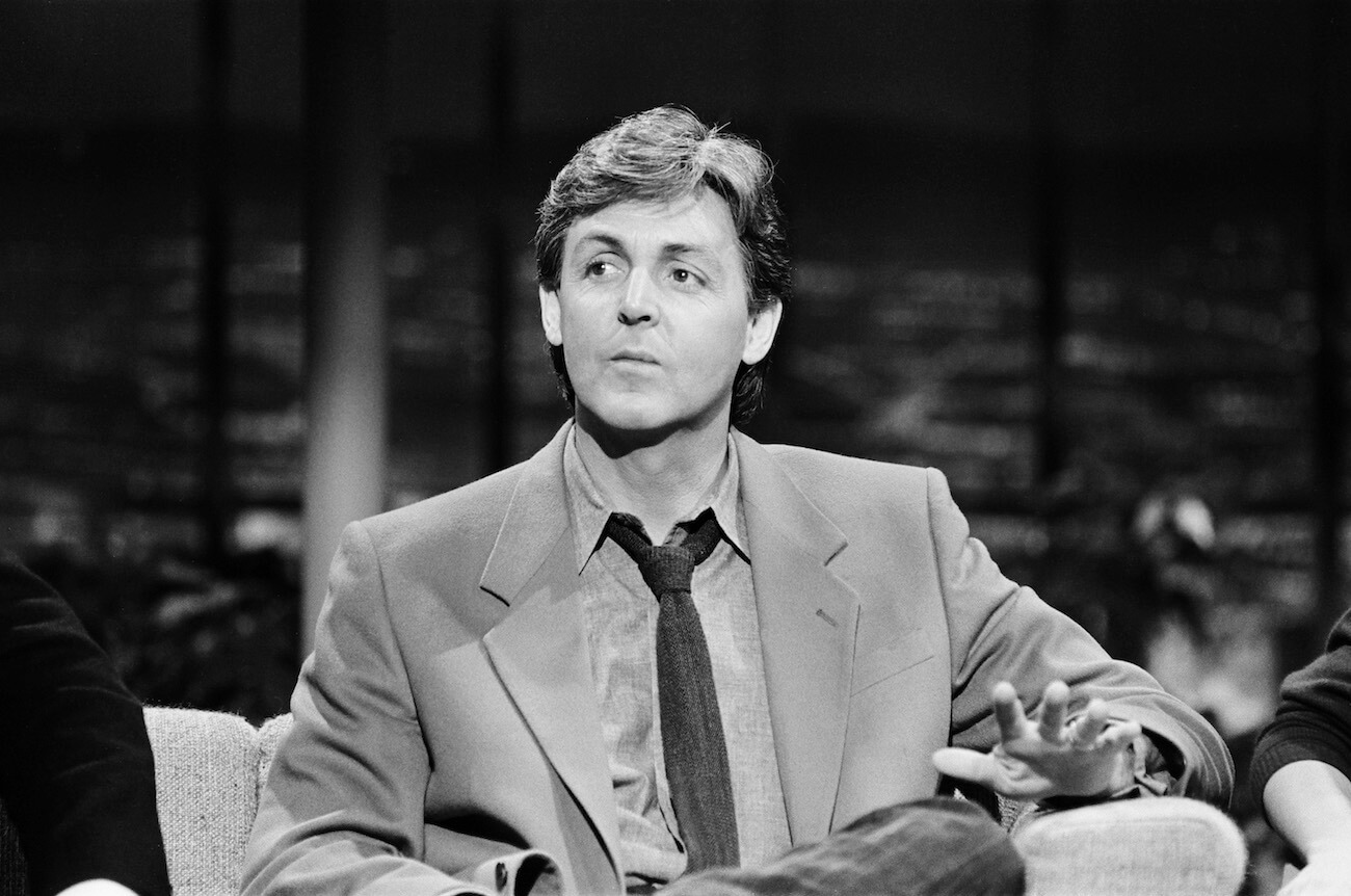 Paul McCartney on 'The Tonight Show' in 1984.