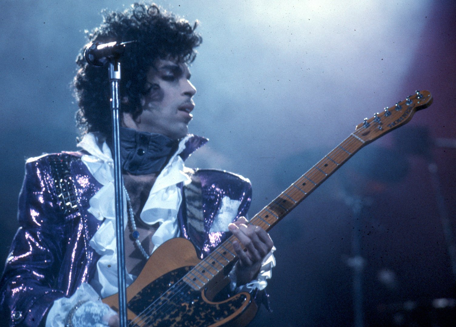 Prince performs live in Inglewood, California