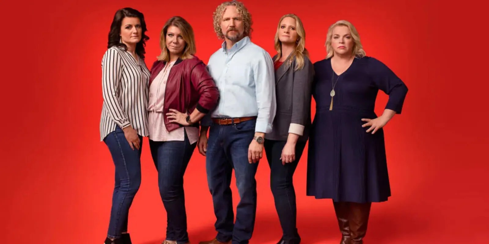 Robyn, Meri, Kody, Janelle, and Christine Brown during season 14 of TLC’s ‘Sister Wives’ on TLC.