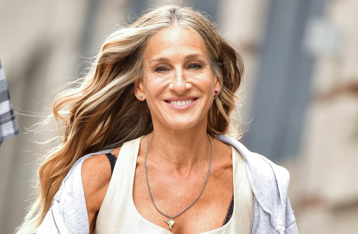 Sarah Jessica Parker seen on the set of "And Just Like That..."