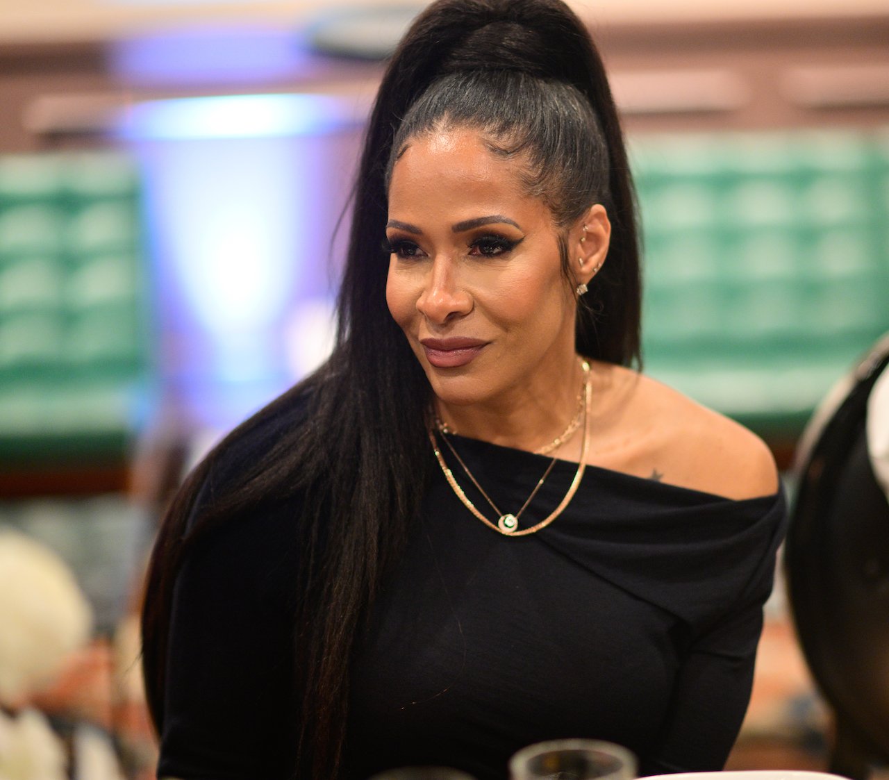 Sheree Whitfield during Season 15 taping of 'RHOA.' Whitfield is a first-time grandmom.