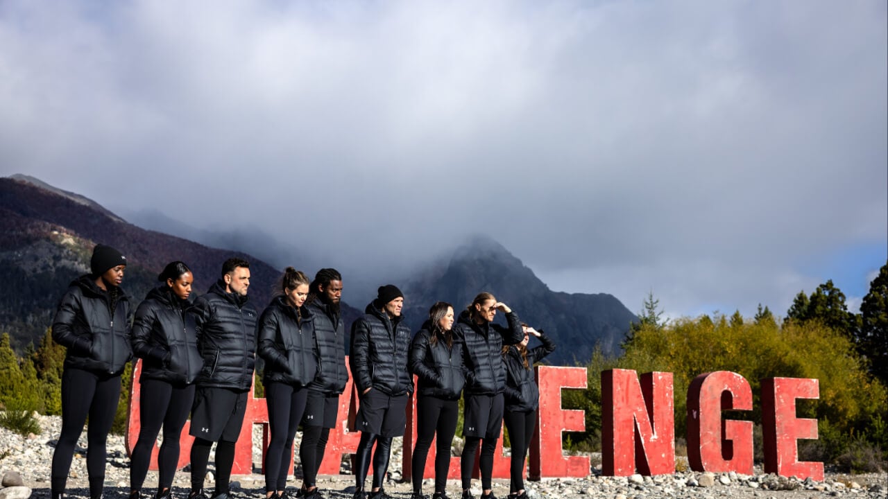 'The Challenge: USA' finalists standing next to each other before challenge