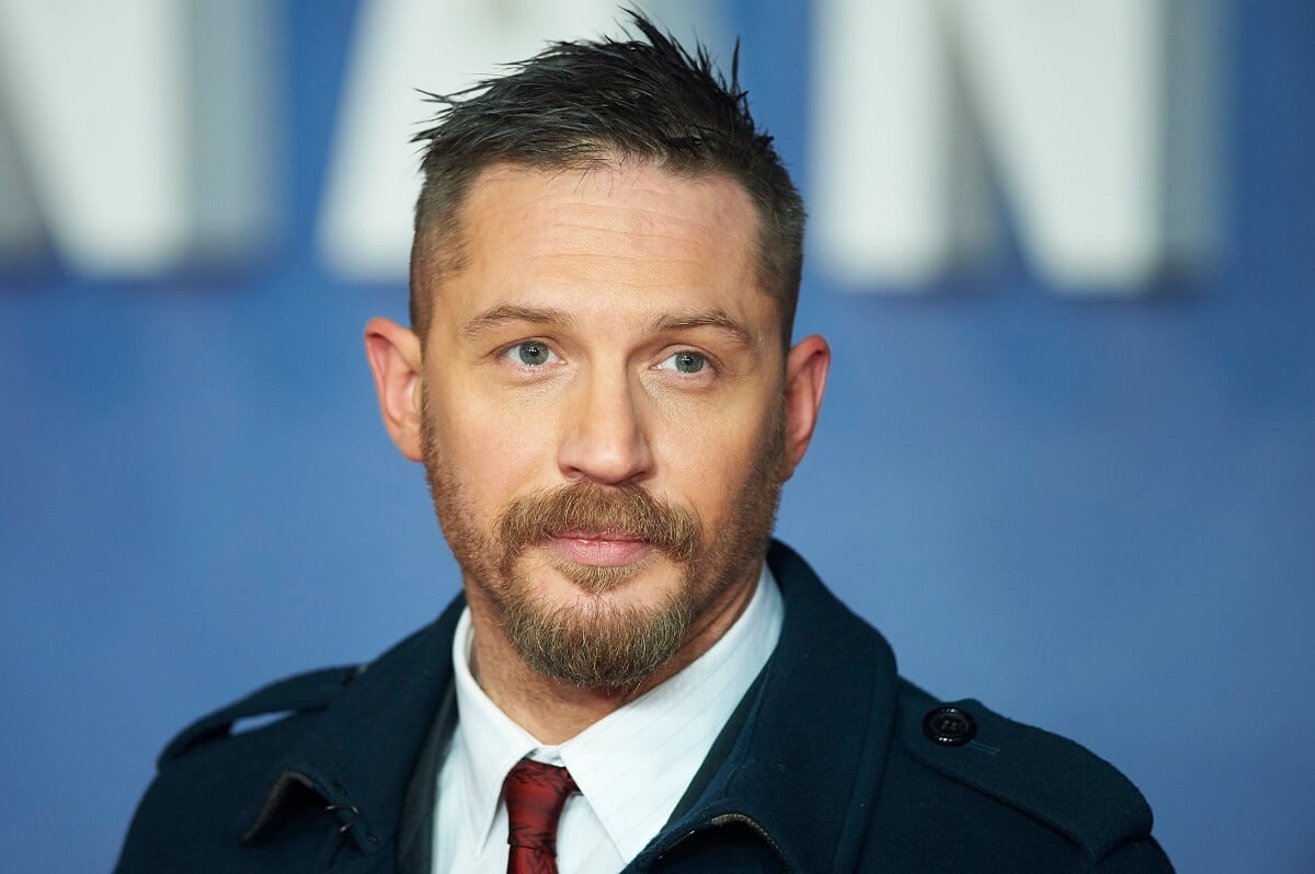 Tom Hardy at 'The Revenant' premiere.