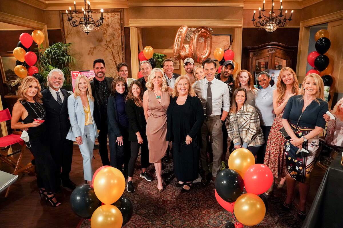 The cast of the Young and the Restless