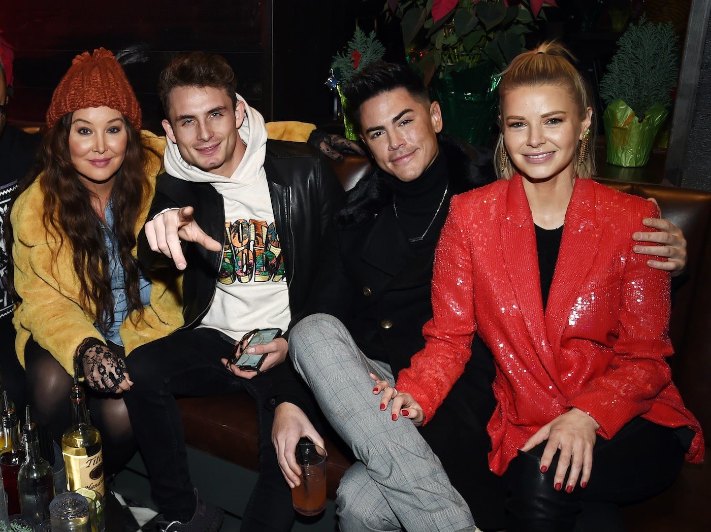 Billie Lee, James Kennedy, Tom Sandoval, and Ariana Madix from 'Vanderpump Rules' attend an event in 2019