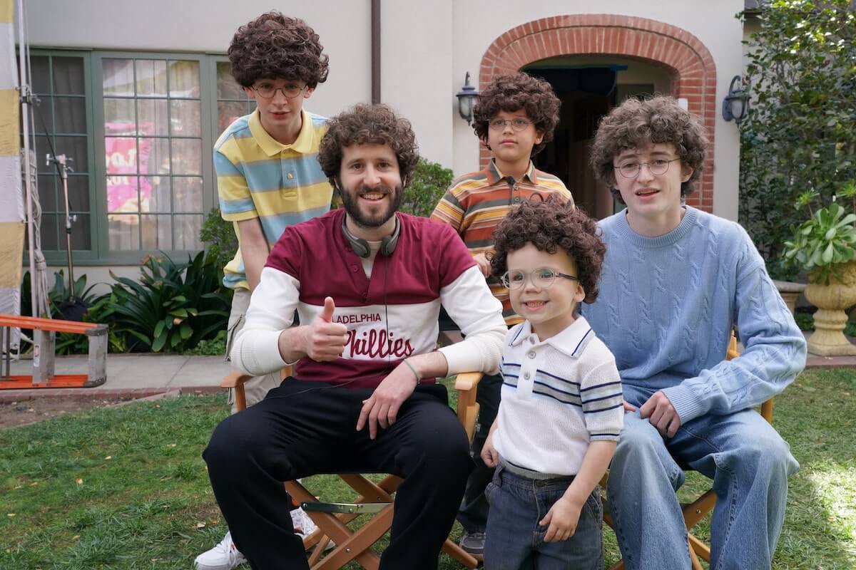 Dave 'Lil Dicky' Burd with the evolution of himself as seen in then 'Harrison Ave' episode of 'Dave' Season 3.