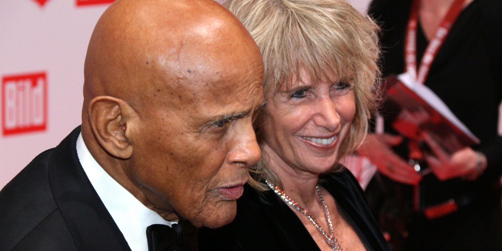 Harry Belafonte and his wife, Pamela Frank, in 2014.