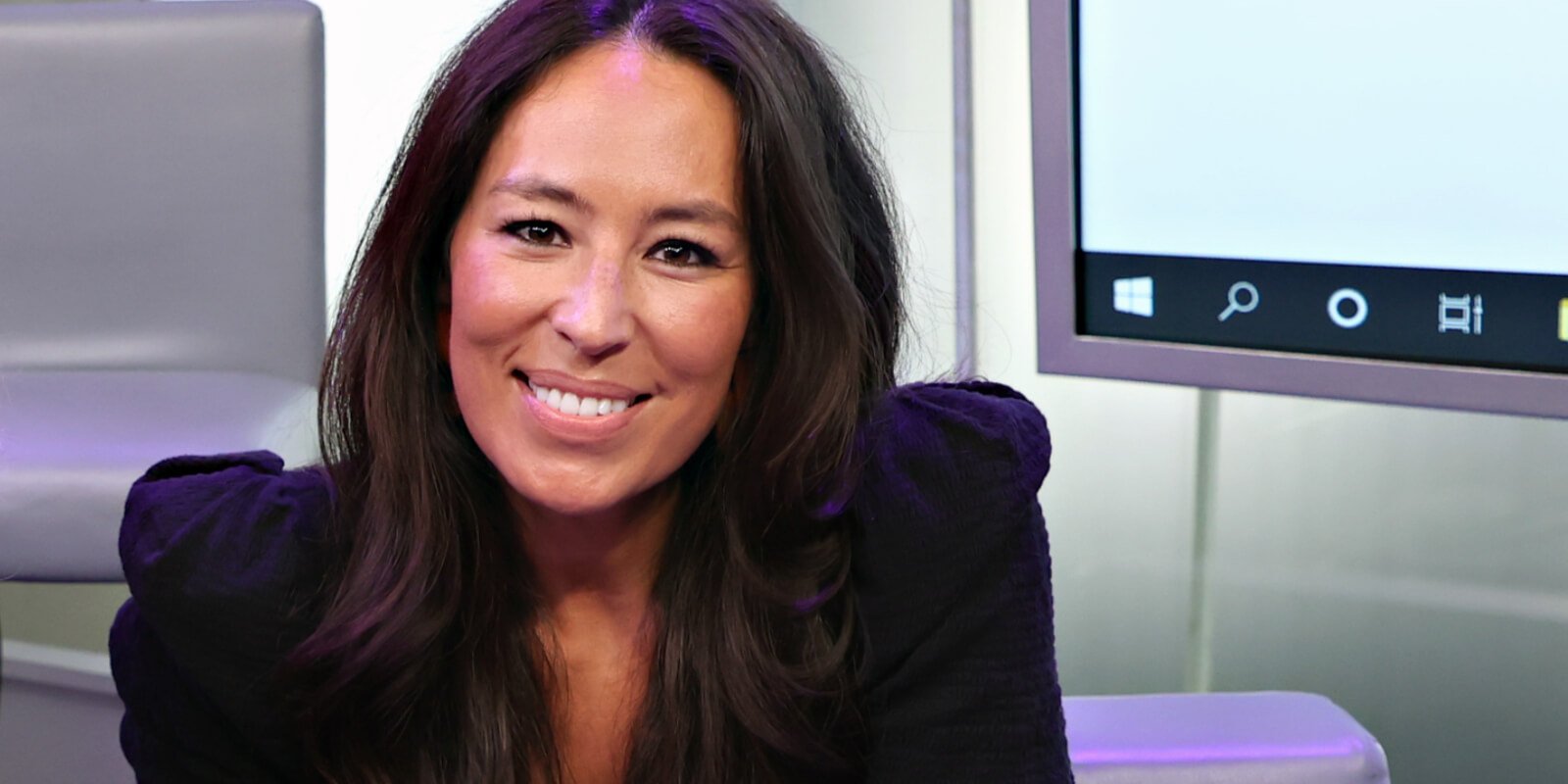 Joanna Gaines during an interview broadcast on Sirius XM in 2021.