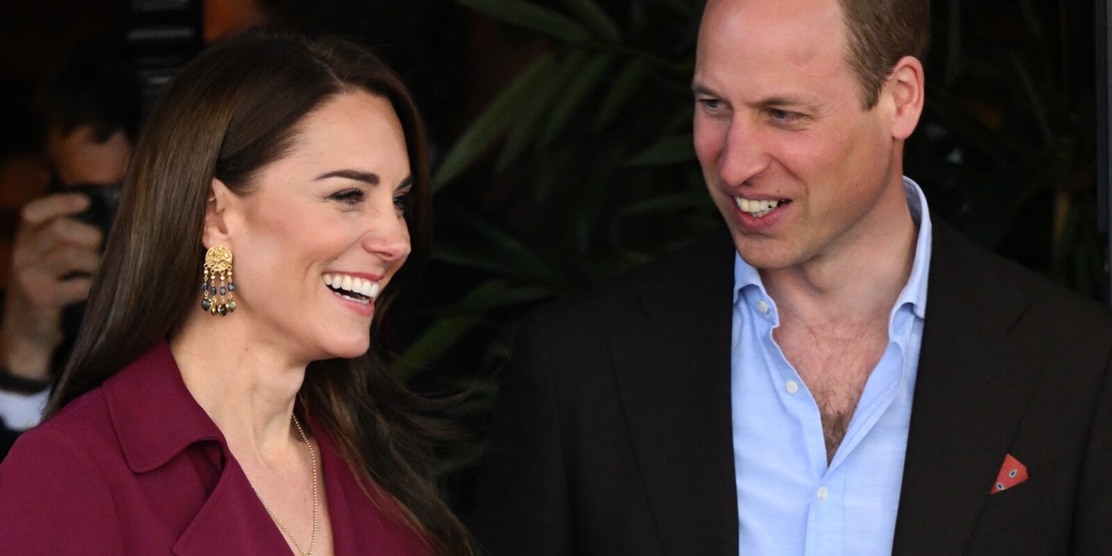 Kate Middleton and Prince William pose together during a recent royal event in Birmingham, England.