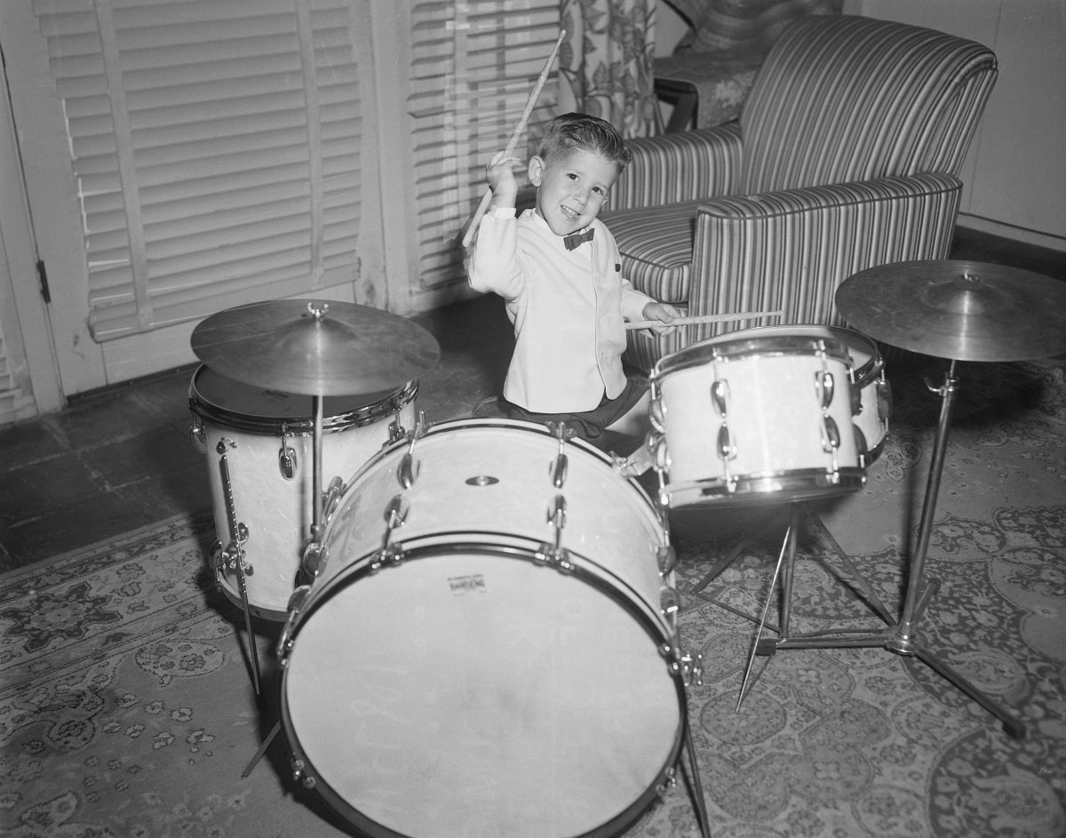 Keith Thibodeaux plays the drums as a child. Thibodeaux portrayed Little Ricky in 'I Love Lucy'