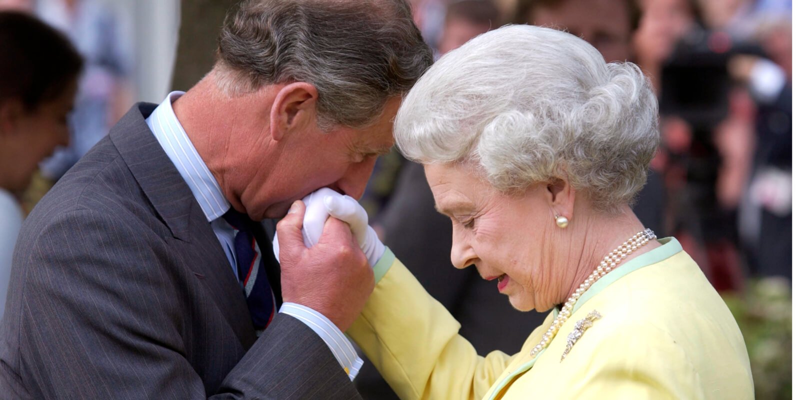 King Charles and Queen Elizabeth at the Chelsea Flower Show.