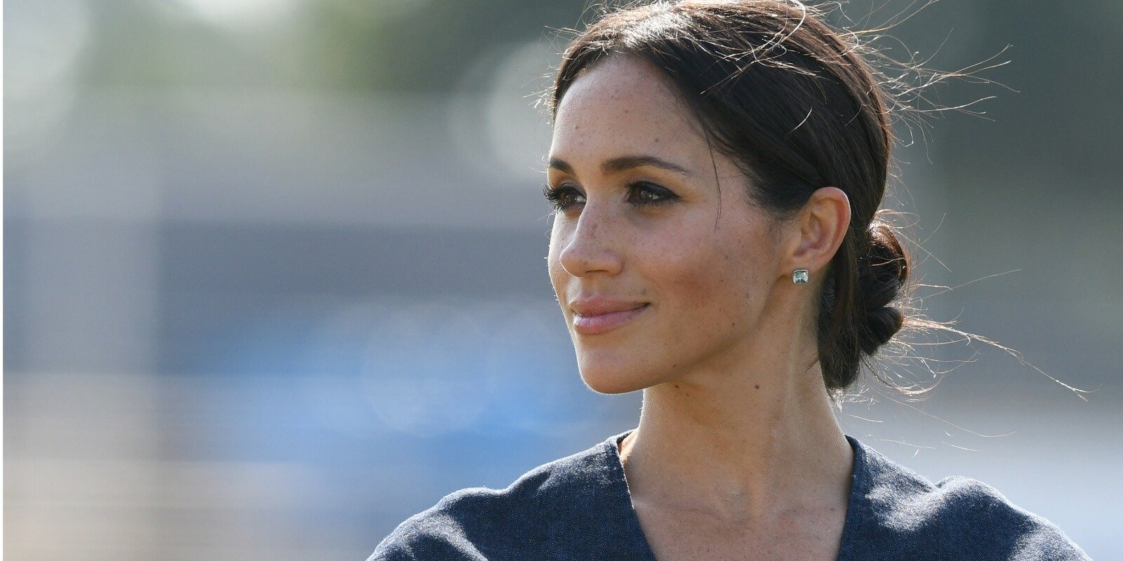 Meghan Markle debuted a bold new look when introducing friend Missan Harriman during his Ted Talk.