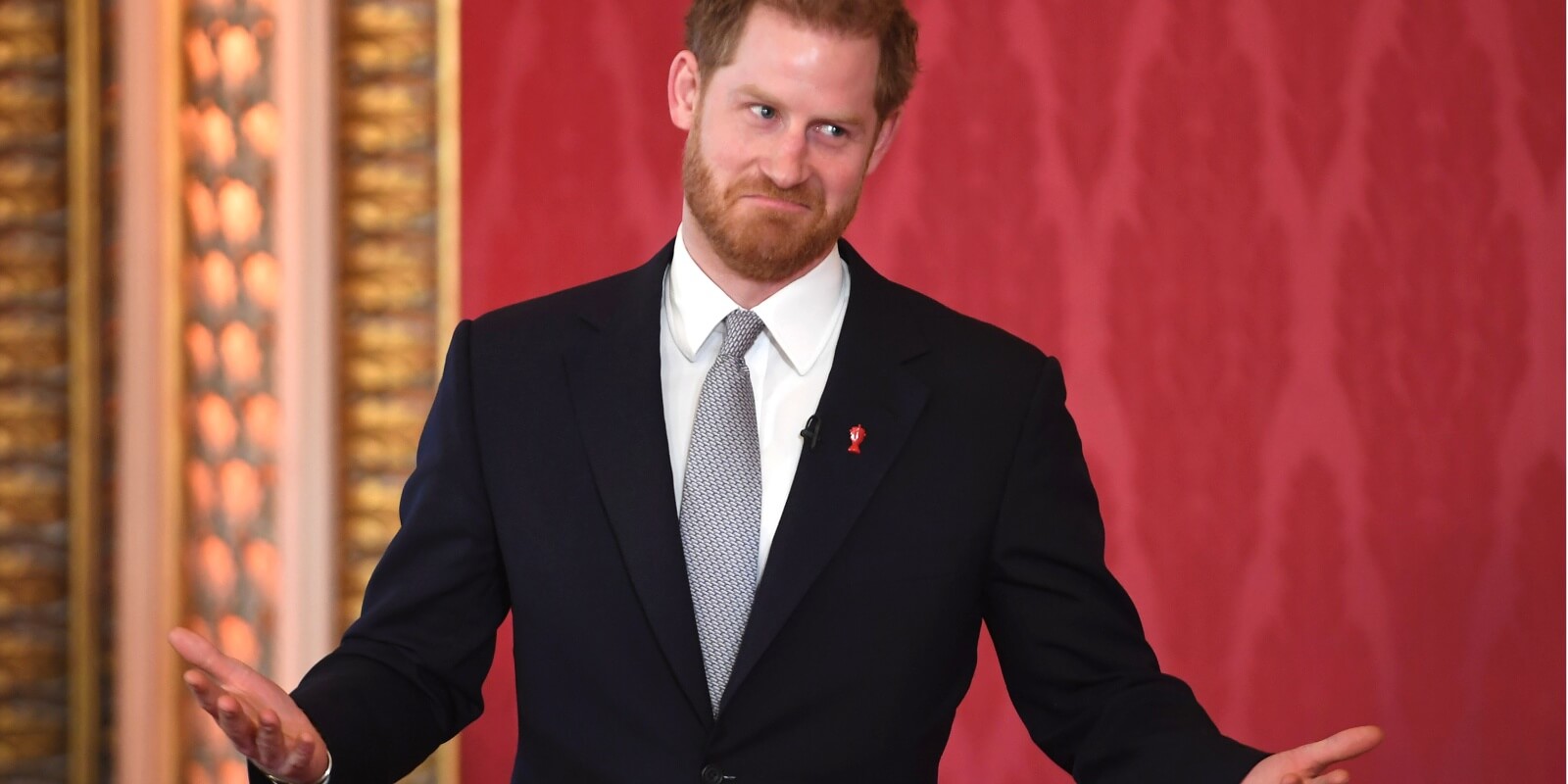 Prince Harry photographed at Buckingham Palace in 2021.