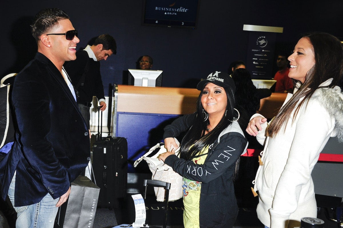 'Jersey Shore' stars Ronnie Ortiz-Magro, Nicole 'Snooki' Polizzi, and Sammi 'Sweetheart' Giancola in 2010.