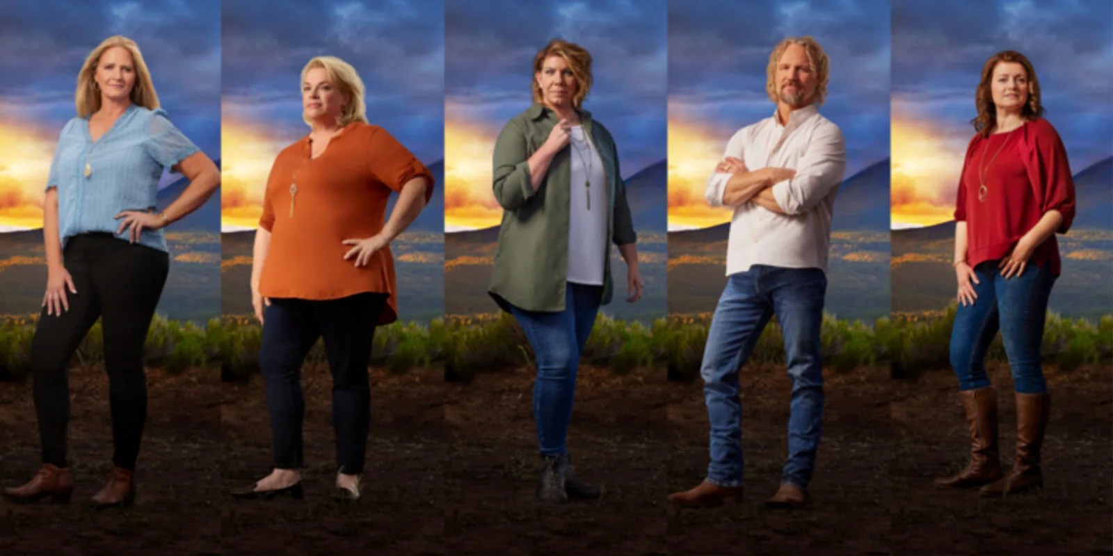 The cast of 'Sister Wives' season 18 includes Christine, Janelle, Meri, Kody, and Robyn Brown.