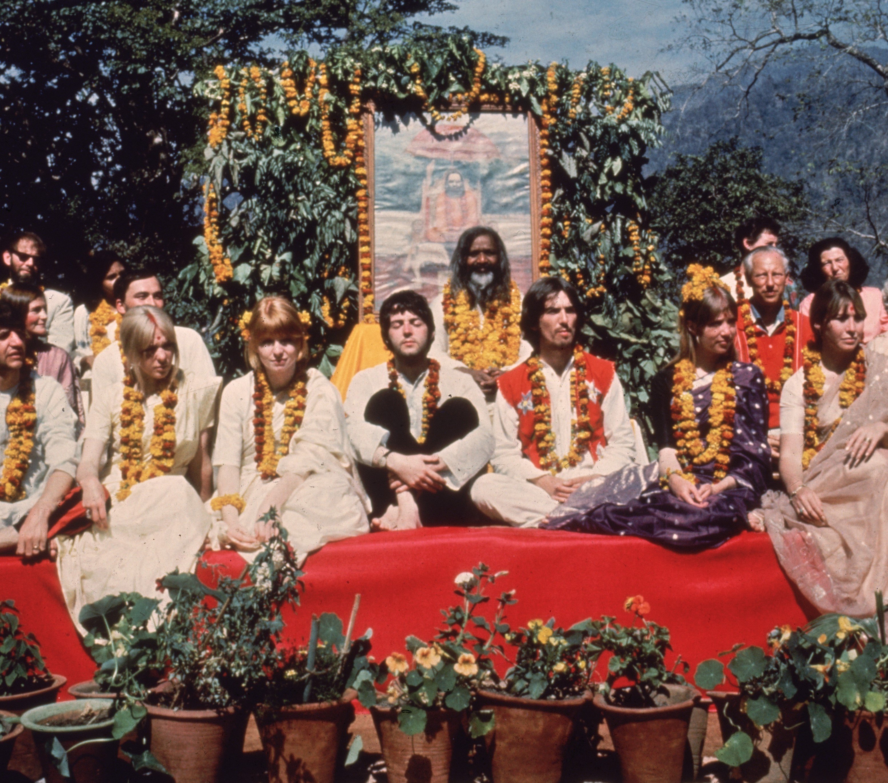 The Beatles with the Maharishi Mahesh Yogi