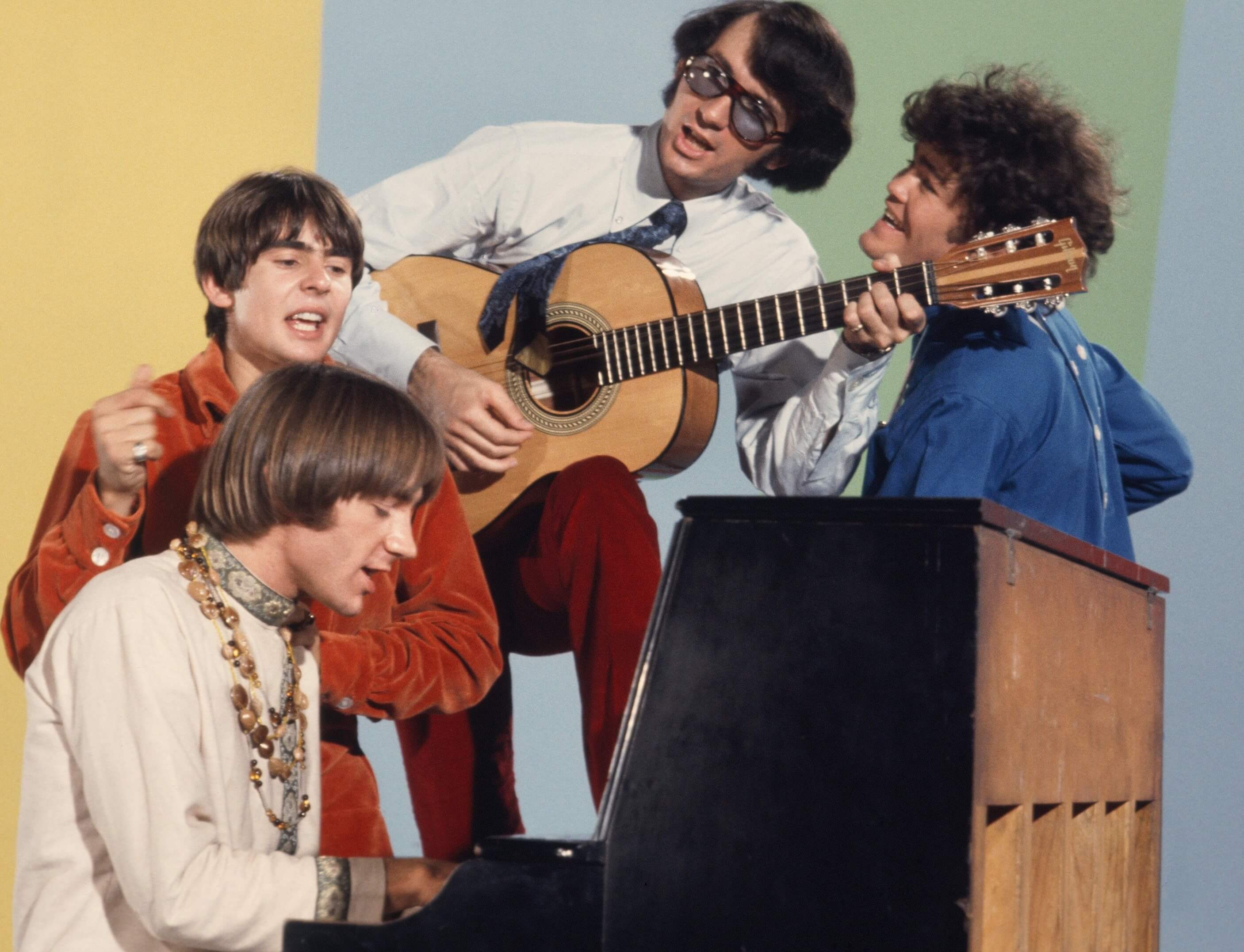 The Monkees and a piano