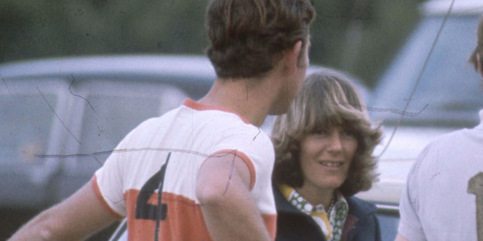 Then-Camilla Shand and Prince Charles at a polo match in 1972.